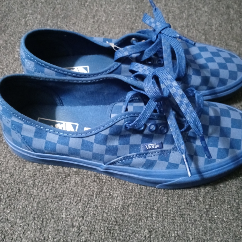 Vans Blue checker